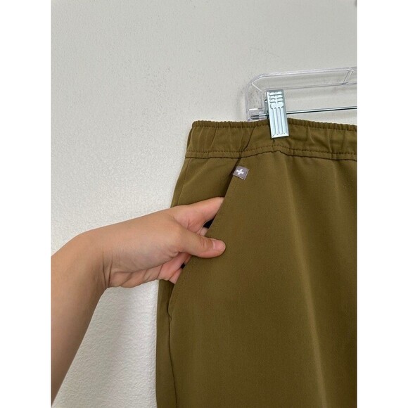 FIGS Tansen Jogger Pants Martini Olive Green Medical Full Length Men's Large - Picture 3 of 7